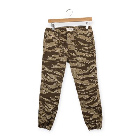 Nili Lotan Pants - Nili Lotan Camo Cropped French Military Pants Size 4